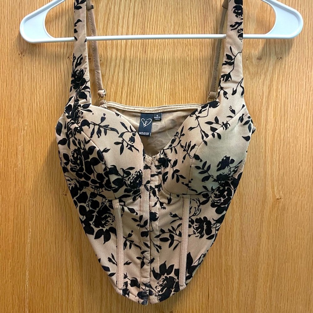 Windsor Corset Crop Top